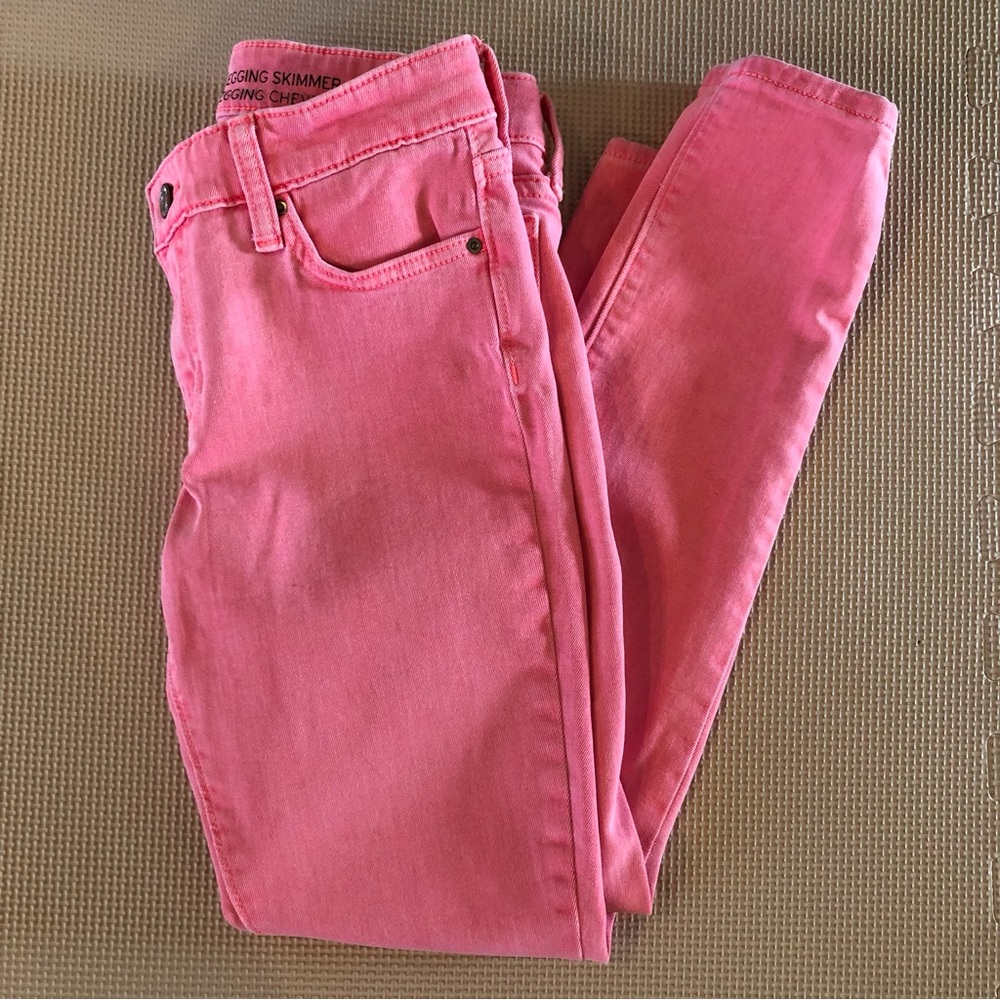 GAP Neon Flamingo Legging Skimmer, woens size 0/25R